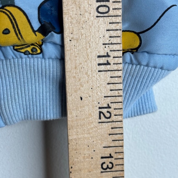 Vintage 90s Embroidered Mickey Vest 18M Zip Puffer Football Thanksgiving Holiday - Picture 6 of 8